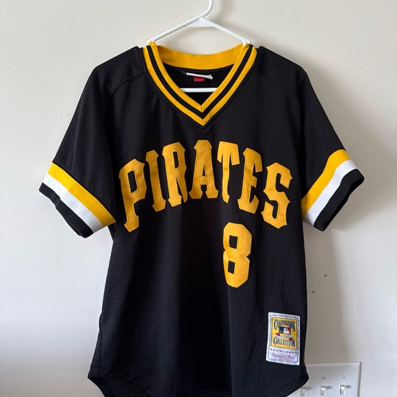 Mitchell & Ness Black and Gold Pirates Jersey - Picture 1 of 6